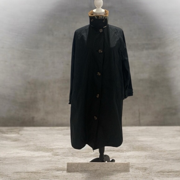 Barbour Malala Water Repellent Waxed Cotton Jacket Size 8 US - Picture 6 of 16